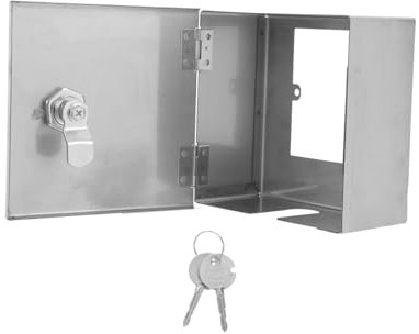 GLEAVI Scatola Di Sicurezza in Acciaio Inossidabile Con 86 Prese Per La Ricarica Di Veicoli Elettrici Con Chiavi Di Blocco Scatola Di Isolamento Per Esterni