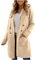 TTFDJG Damen Jacke Übergang Übergangsjacke Damen Frühling Lang Jacke Übergang Damen Winterjacke Große Größen Hemdjacke Damen Wintermantel Damen Lang Trenchcoat Mantel Mit Gürtel Damen