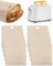 BARRU 10 Stück Toastbeutel aus Teflon,Toaster Beutel Toastertaschen,wiederverwendbare Antihaft-Toasttüten,für Käse-Sandwiches Würstchen Pizza Backofen Mikrowelle - pflegeleicht, hitzebeständig