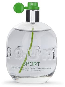 JEANNE ARTHES - Parfum Homme Boum Sport - Eau de toilette - Flacon Vaporisateur 100 ml - Fabriqué en France à Grasse