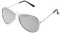 Ultra Pilot Sunglasses - Adults Silver Frame with Silver Lenses Mens and Womens Sunglasses Metal Framed Retro 80s Classic Style Sunglasses Women Men UV400 Protection Navigator Pilot Glasses