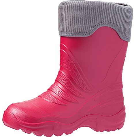 Ladeheid Stivali Imbottiti Bambino e Bambina in Spuma Eva LA-861-2017 (Fucsia212/Grigio, 32/33 EU)