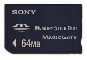 Sony MSH-M64 64MB PSP Memory Card - Memory Stick Duo for PSP 1004 2004 3004 Consoles