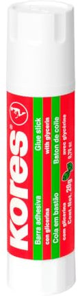 Kores 12082 – 12 – Juego de 12 barras de pegamento sólido/lavable/No Tóxico 8 G