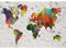 Runa Art Papier peint intissé 396 x 280 cm carte du monde | Toison Décoration Murale Salon Chambre á Coucherr | Fabrication Allemande | Coloré 9089012a