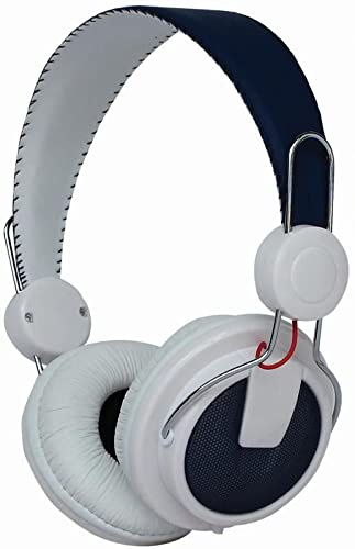 Pro Signal PSG08459 Hi-Fi Headphone with Stainless Steel Headband, White