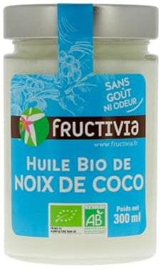 Huile Noix de Coco Bio - 300 ml | Format Huile | Vegan | Fabriqué en France