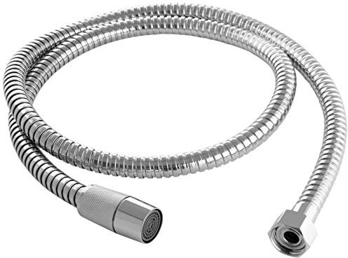 PaulGurkes Duschschlauch Brauseschlauch Bidetschauch 120cm mit Luftsprudler Metallschlauch 1,2m Schlauch mit integrierter Brause