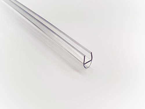KRISTHAL Streifdichtung (Ballondichtung) schmaler Ballon, hochtransparent, 200 cm Länge, für 6 und 8 mm, Art. Nr. S007.200 (6 mm Glas)