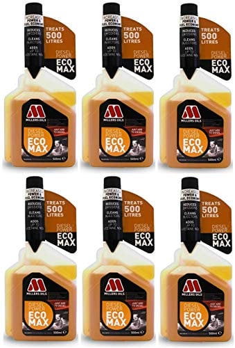 Millers Oils 6 X Diesel Power Ecomax 500ml, Fuel Additive Treatment