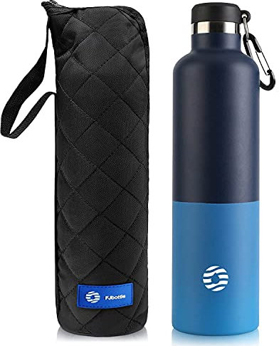 FEIJIAN Stainless Steel Water Bottle 750ml/1000ml Sports Flask Vacuum Insulated Water Bottle Leak Proof BPA Free Metal Water Bottle for School, Cycling, Sports and Gym