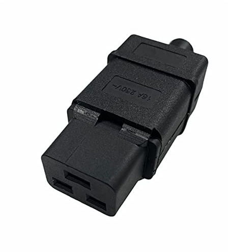 Presa Volante di Alimentazione IEC 320 C19 Femmina Montaggio su Cavo 16A 250V, colore nero