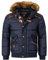 Geographical Norway Herren Winterjacke Belphegore Navy -XXL - mit UD Beanie