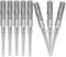 Unihuby 20pcs 16G(1.2mm) Catheter Piercing Needles, Silver, 0.01g