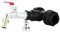 Multicuves - Kit couplage cuve - Raccord Té Ø32 mm + Robinet laiton chromé 15 mm + Nez 20/27
