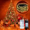 Led Lichterkette Innen mit Stecker 420LEDs 50.28M Weihnachtsbaum Lichterkette Lange Outdoor Lichterkette Strom IP65 Wasserdicht Lichterketten Kinderzimmer, Balkon, Party, Garten Beleuchtung-Warmweiß