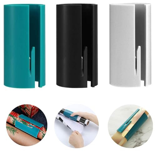 Lot de 3 coupe-papier d'emballage cadeau, pour décoration murale et emballage cadeau pour Thanksgiving et Noël, outils de découpe de papier d'emballage de vacances