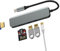 USB C Hub HDMI USB 3.0 SD Card Reader Micro SD Adapter 6in1 for Apple Iphone15 iPad Macbook Air Pro M1 Charging Ports Extension Accessories Cable Key Power Supply Docking Station Splitter