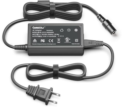 CASIMY GB150 Ladegerät Starthilfe Akku XGC4 56 Watt Adapter Kompatibel mit NOCO GB70 GB250+ GB251+ GB500 GB500+ Genius Boost UltraSafe Portable Lithium JumpStarter XGC4 Ladekabel Jumper Kabel