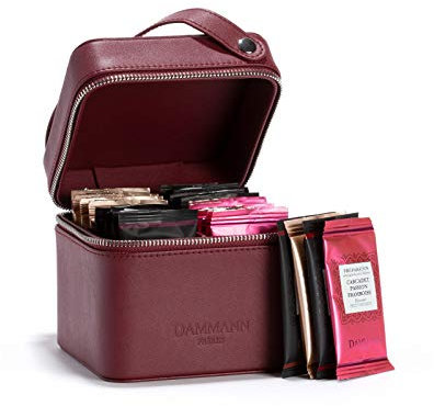 Dammann Valisette de thé Journey garnie d'un assortiment de 32 sachets, 72g - Dammann Frères