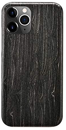 qichenlu Kugelsicher Aramidkern Schwarzes Eisholz Echtholz Hülle Backcover kompatibel mit iPhone 12 Mini,FSC zert. Holz Handyschale Ultra Slim Wood Case kompatibel mit iPhone 12 Mini