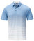 Mizuno Herren Mirage Sublimated Print Verschieben Polo-Hemd - Blau Bell - L