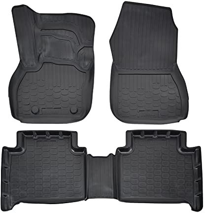 J&J AUTOMOTIVE | 3D Gummimatten Auto Matten Fussmatten Kompatibel mit Zoe 2012-2019, Rand cca 4cm, Allwetter, 4Tlg, Premium Qualität
