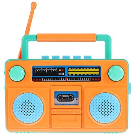 TOYANDONA Radio Analogique Jouets De Musique Mini-Jouets Jouets pour Bébés Mini-Radio Jouets Musicaux Jouet Radio Radio-Jouet Jouet Interactif Enfant Abdos Puzzle Machine à Histoire