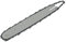 Barra guida da 40,6 + catena per motosega semi scalpello, adatta per 36 41 50 51 55