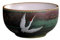 HonHeam Taza de té de cerámica japonesa con patrón de grulla hecha a mano, taza individual china de Kung Fu, juego de té retroté cambiado al horno (F)