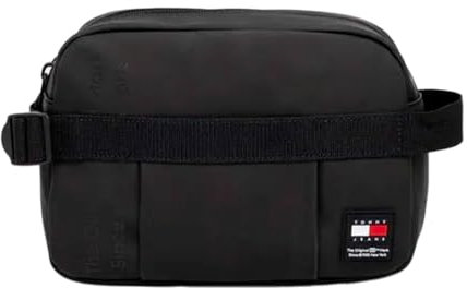 Tommy Jeans Homme TJM Daily + WASHBAG AM0AM12077 Autres SLG (Petites maroquineries), Noir (Black), OS