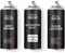 FINISH LINE Panther Black for FORD Basecoat Car Paint Aerosol Kit with Grey Primer and Clear Lacquer