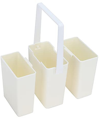 Paint Brush Washer Pot, 3 in 1 Artist Paint Brush Washer Cleaner Pot with Handle, Detachable Paint Water Dispenser Watercolor Art Paint Storage Organizers for Drawing Painting