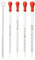 Glas Pipette Dropper 0.5ML, 1ML, 2ML, 3ML, Reinigungsbürste, Glaspipette mit Gummi-pipettierball, Transfer Pipette, Pipette Glas, Glas Pipetten, Measuring Pipettierer, Tropfpipette für Labor