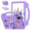 Funda para tablet TCL Tab 10 Gen 2 de 10.36 pulgadas 2023, apta para niños, bonito diseño, asa con soporte, funda protectora ligera de EVA, color morado