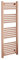 400mm (w) x 1200mm (h) Straight Brushed Copper Heated Towel Ladder Rail Bathroom Radiator - 1637 BTUs