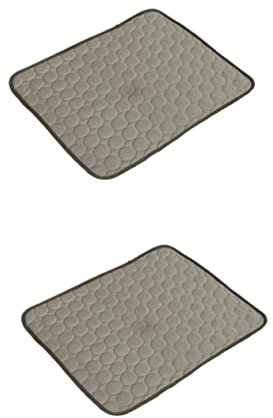 Milisten 2pcs Pet Cool Pad Cooling Dog Blanket Self Cooling Pet Blanket Summer Bed Mat