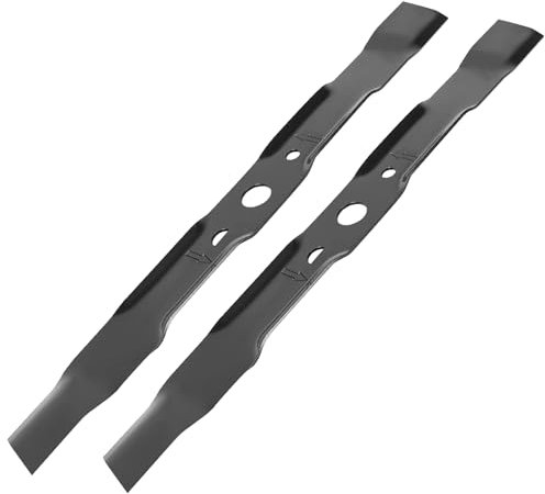 Earthtec 996516001 Mower Blades Replacement for Ryobi Lawn Tractor RY48110 RY48111 RY48112 Lawnmower Replace (2 Pcs)