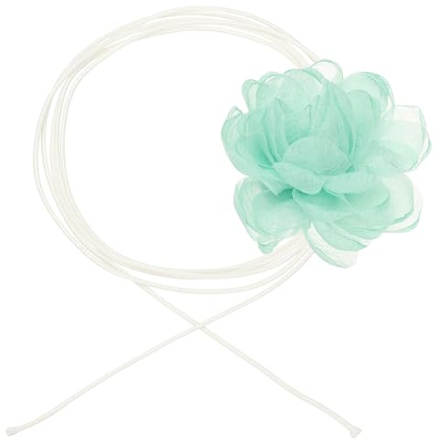 PATIKIL Collier Camellia Pour Femmes Collier Chokers Fleur Verte