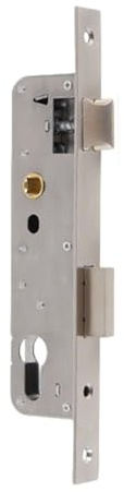 Serratura Porta Interna,Serratura Inserto,serratura di sicurezza per cancelli da giardino, porte e finestre,85 x 30 mm