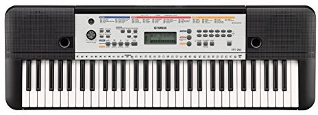 Yamaha YPT-260 - Tastiera elettronica portatile per principianti, versatile, 61 tasti, colore nero