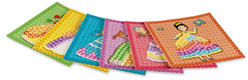 PlayMais 160197 - Card Set Mosaic Dream Princess, Bastelset