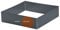 bellissa Rasenkante Square Corten, quadratisch 50x50 cm, H13 cm
