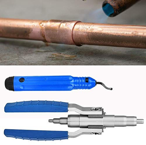 Expansor de tubo de cobre, Protable 1/45/16 3/81/2 5/83/4 7/8Expansor de tubo de cobre con herramienta de desbarbado de tubos Herramienta de instalación de aire acondicionado