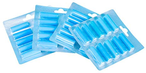40 Stück Luftfrischer Duftstäbchen Staubsaugerdeo Duftis Lufterfrischer Duftpatronen Deo Blau (Meeresbrise) für alle Beutel Staubsauger z.B. Vorwerk Miele Siemens Bosch Electrolux und alle anderen