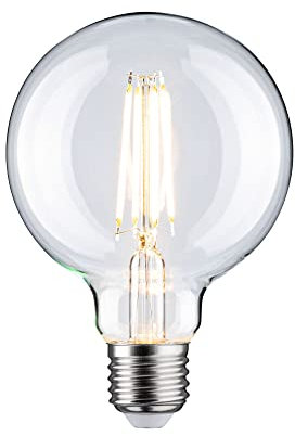 Paulmann 28969 LED Lampe Globe Filament G95 9W Klassik 1055lm Leuchtmittel dimmbar Klar 2700K Warmweiß E27