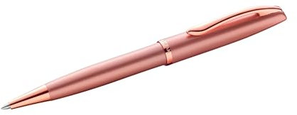 Pelikan Kugelschreiber Jazz Noble, Rose (Pink), für Rechtshänder und Linkshänder, eleganter Metall-Kugelschreiber, in Faltschachtel, 821636