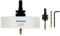 Mollom (136.5mm | 5-3/8) HSS M42 with 8% cobalt BI-Metal Hole Saw with 2 Pilot Drill Bits & Arbor Smooth Cutting for PVC,Drywall,Wood,Plastic,Gypsum Board,Rubber