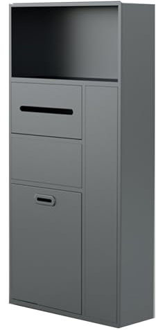 ZXHKZDX Badezimmernische Aus Edelstahl, Quadratisches Duschnischen-Badezimmerregal, Shampoo-Wand-Nischeneinsatz Für Produkt-Organizer-Aufbewahrung (Color : Grigio, Size : 33.8inx11.8inx5.51inB)