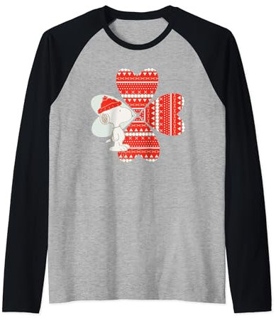 Rote Mütze, Motiv: Peanuts, Snoopy Raglan